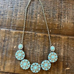 Elegant Turquoise Statement Necklace